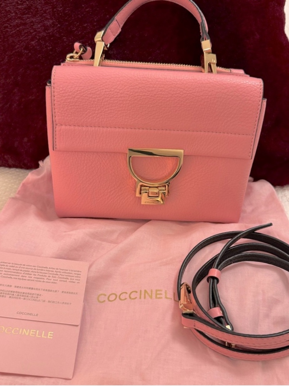 Coccinelle Small Arlettis Bag Pink